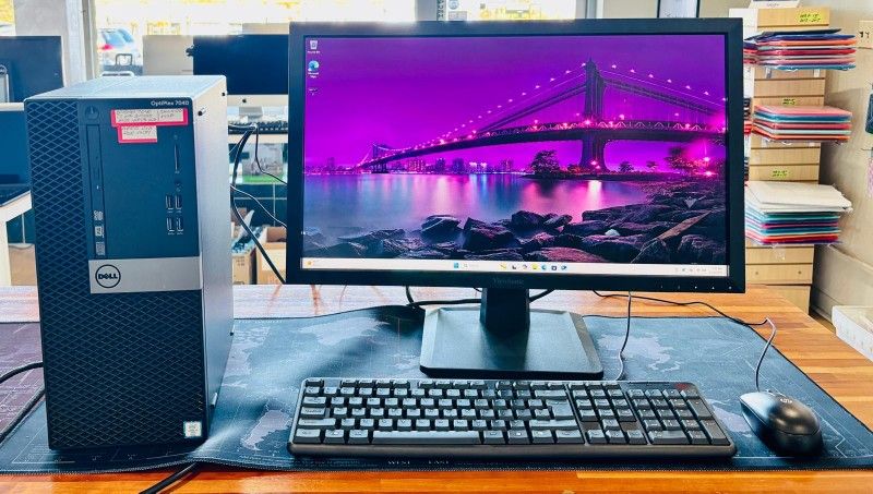 Dell Optiplex 7040 Core i7-6700 3.40Ghz 8GB 120GB SSD + 500GB Windows 11 Pro Fully Functional