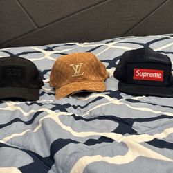 designer hats and wallet