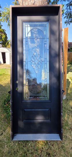 36x96 new front door. Framed ready to install.