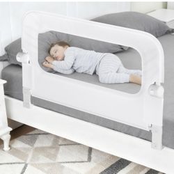 Baby Bed Rail Guard for Toddlers - 35.4" Toddler Bed Rails for Crib,Twin,Full, Queen Bunk Size Bed Swing Down Bedrail Extral Tall Child Safety Side Ra