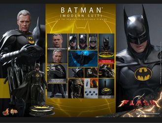 1/6 Hot Toys Batman Modern Suit The Flash (2023) MMS712 Batman (Modern Suit) 1/6th Scale Collectible Figure