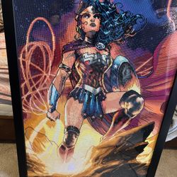 Wonder Women Golden Lasso Diamond painting 
