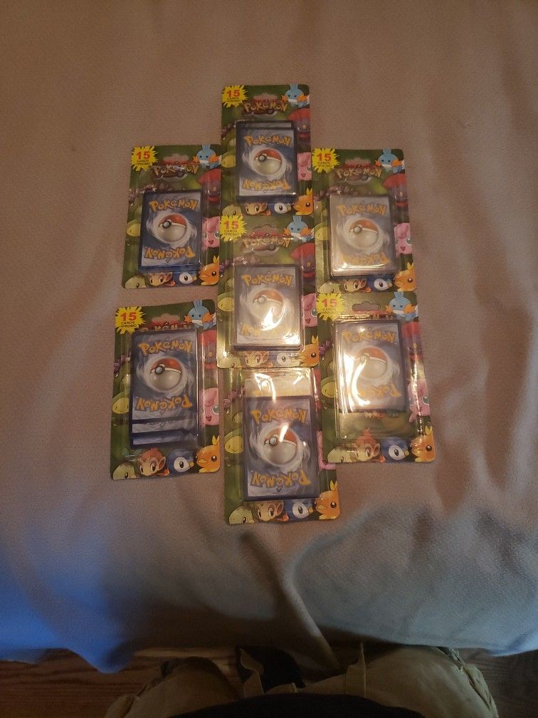 7 Rare Pokemon Packs - 2012 MJ Holdings Series 