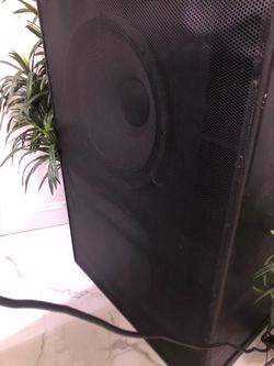 Subwoofer enclosure pair of 18”