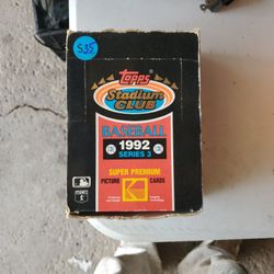 Open 1992 Series 3 Topps Stadium Club Baseball Cards