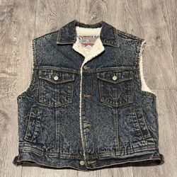 Jean Jacket With No Sleaves