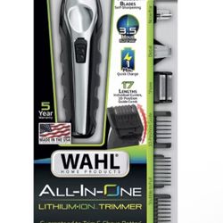 Wahl Lithium Ion ALL IN ONE Cordless Rechargeable Electric Trimmer for Men
