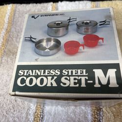 EVERNEW Stainless Steel Cook Set M Backpacking
