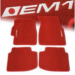 Honda Civic Si Floor Mats Red EM1 New in Box
