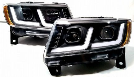 HEADLIGHTS FOR 2011-2013 JEEP GRAND CHEROKEE LED