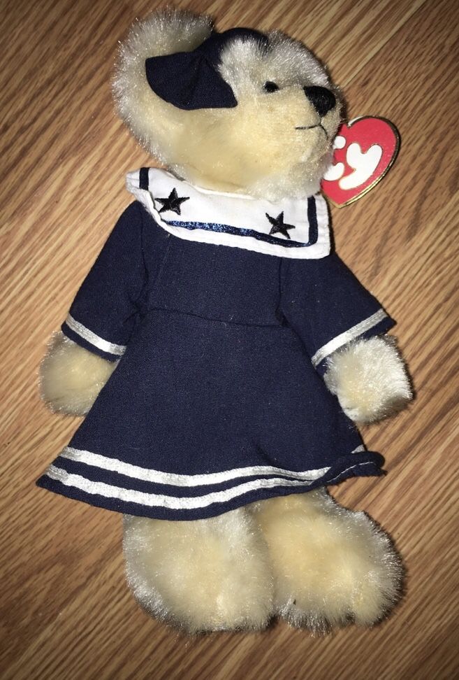 VINTAGE TY BEANIE BABY “BREEZY” IN PROTECTIVE CASE