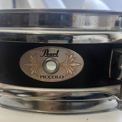 Drums , snare drum , Pearl Piccolo Snare Drum 13x3 - Black Steel