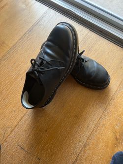 Dr. Martens Black Leather Oxford Shoes