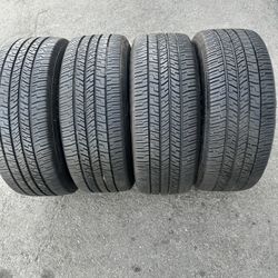 Set. Tires. 245. 55. 18.  Good year