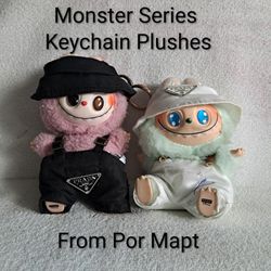 2 Monster Series Keychain Plushes From Por Mapt Both For 1 Price