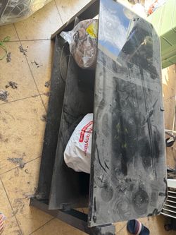 Tv glass stand