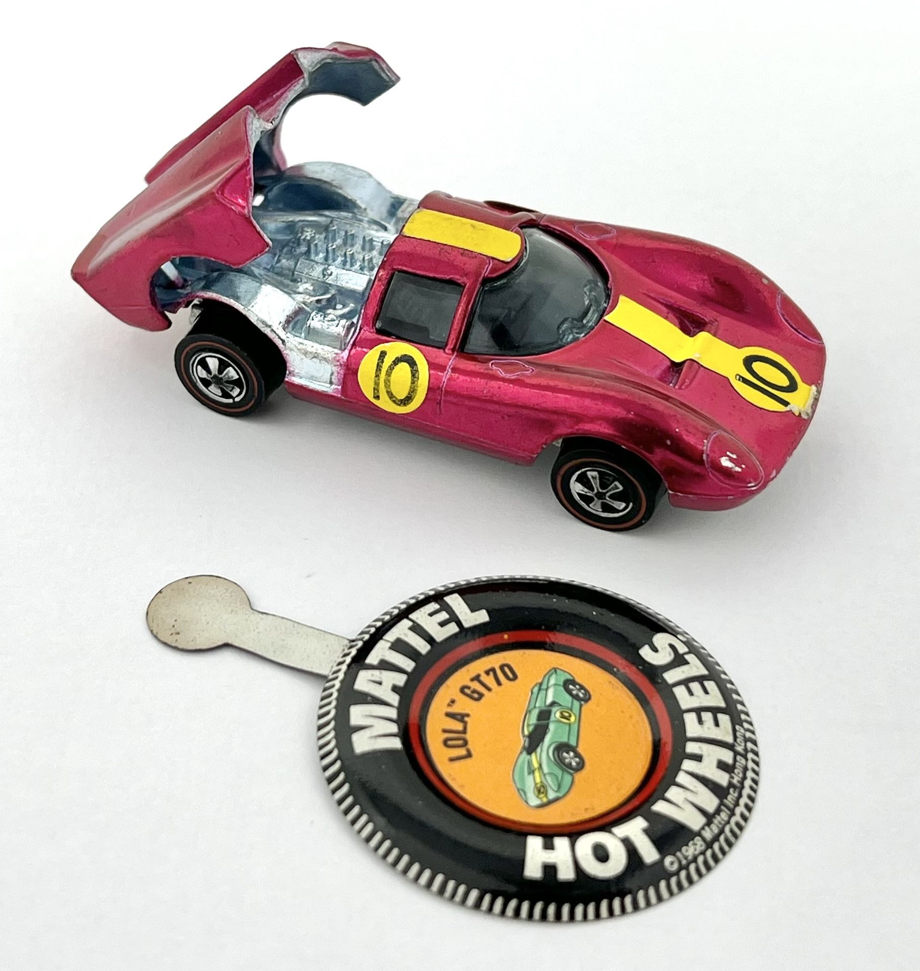 Car Hot Wheels Redline Lola Gt70 RARE 1968 Hot Wheels Redline Lola