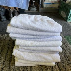 Bath White Towels