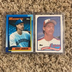 Randy Johnson Set Of 2 Topps MLB Baseball Cards