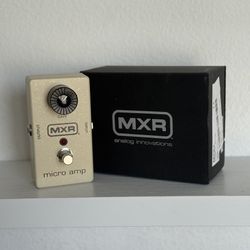 MXR Micro Amp Guitar Pedal 