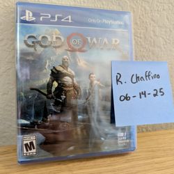 God of War (PlayStation 4, 2018 PS4) Blue Label New Sealed First Print