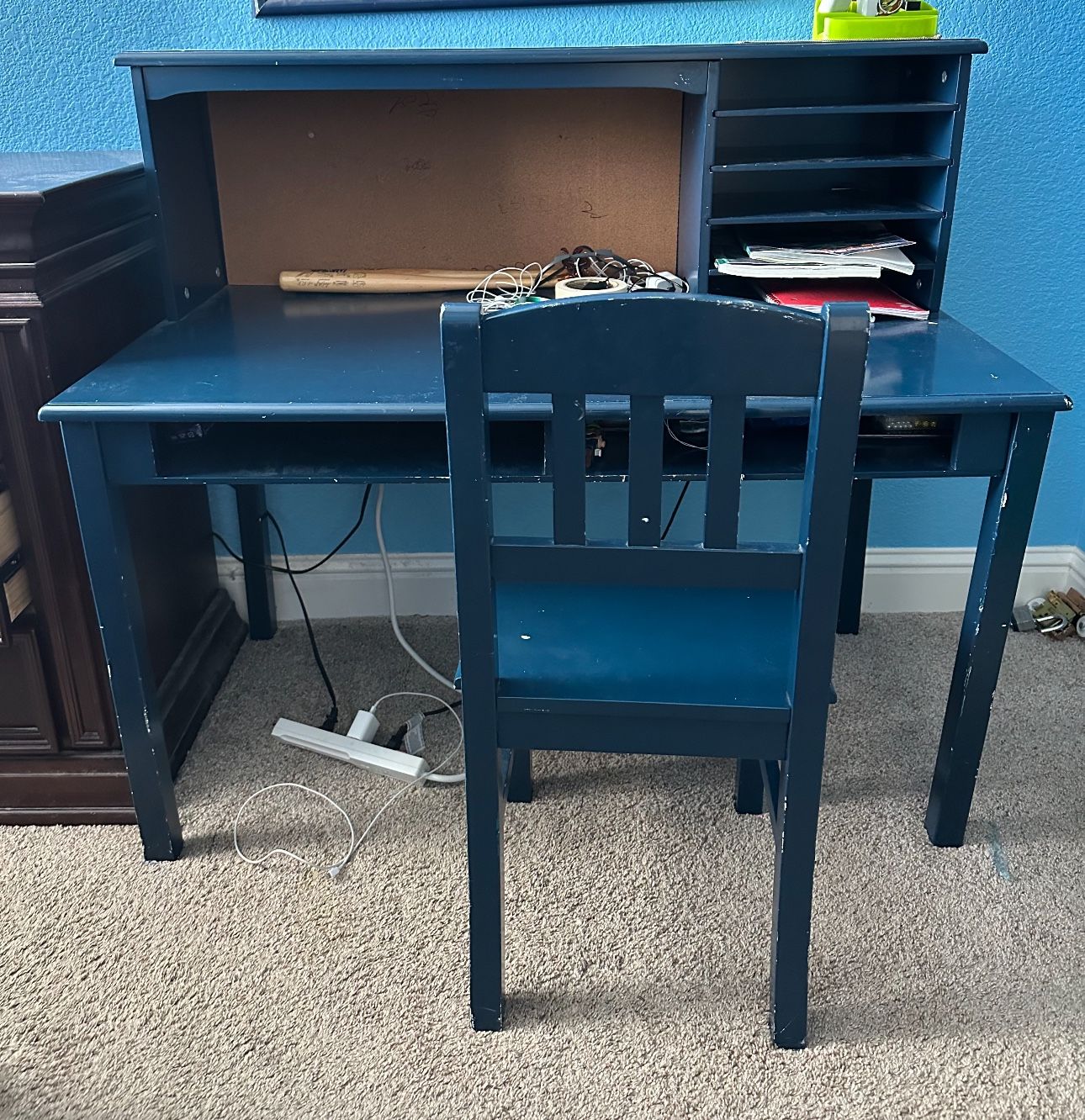 Boys Blue Desk