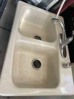Kitchen sink- cast iron