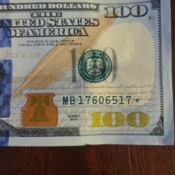 $100 Star Note
