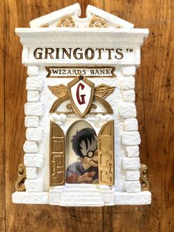 Harry Potter Gringotts Coin Bank & Picture Frame 2000