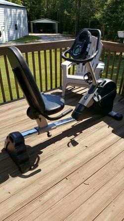 ProForm Cross Trainer 56 Recumbent Exercise Bike with weights for Sale in Youngsville NC OfferUp