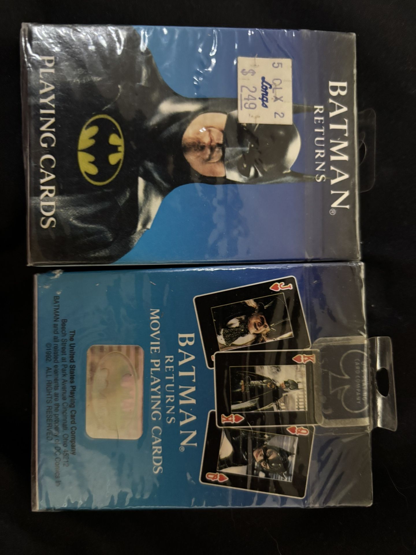 Bat Man Unopened Trading Cards