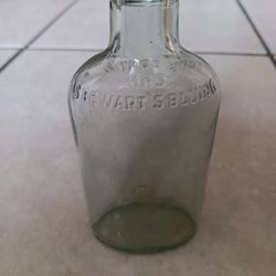 Antique "Mrs Stewart's  Blueing" Bottle