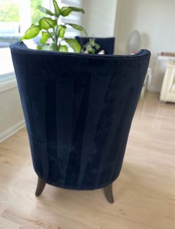 Blue Wingback Chairs