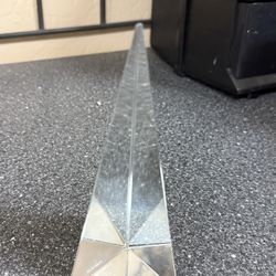 Tiffany & Co Triangle/Spire Crystal Paperweight