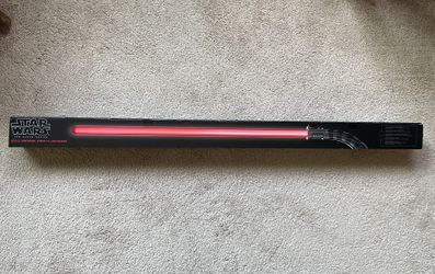 Star Wars Red FX Lightsaber Asajj Ventress Disney Collectiable 