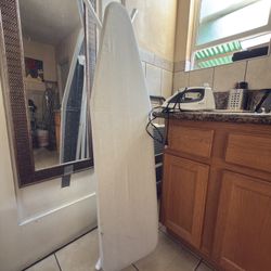 Clothing Iron + Ironing Board