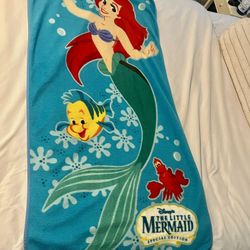 Disney The Little Mermaid Fleece Throw Blanket 