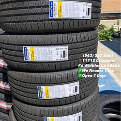 235/60/18 Goodyear Set of Tires Installed and Balanced Set de Llantas Nuevas Instaladas y Balanceadas