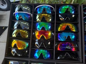 Oakleys and raybans.