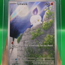 Litwick - 101/086, Illustration Rare, Holo, Pokemon SV: White Flare, Mint