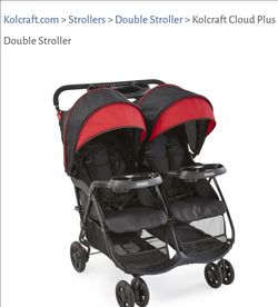 Kolcraft Cloud Plus Double Stroller