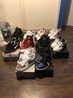 SHOE COLLECTION (NIKE, JORDAN RETROS, FOAMPOSITE, GUCCI)
