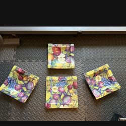 3 Bowls, 1 Plate, New, Never Been Used