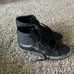Vans Sk8 Hi Black Camo Men’s 11 New