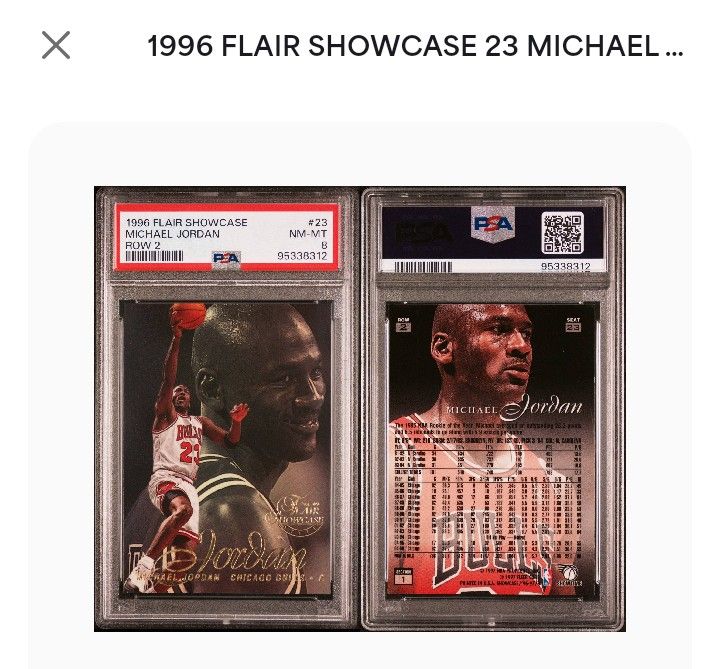96 Flair Jordan 23 Row2