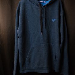 Vans Sweater Mens Extra Large Blue Pullover Vintage Buttons