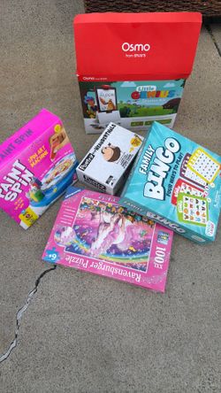 Toys, games, books
