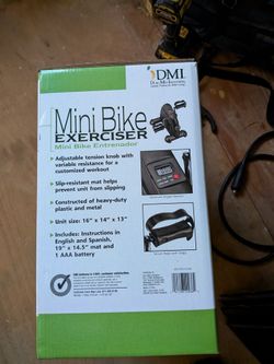 Sit in chair- peddle exerciser