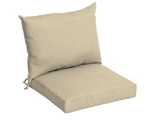 Outdoor Dining Chair Cushion, Set of 2, 21 x 21, Rain-Proof, Fade Resistant 21 x 21 Beige / Tan