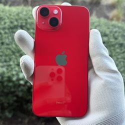 iPhone 14 128 Gb Unlocked 96% Battery Health Red Rare**